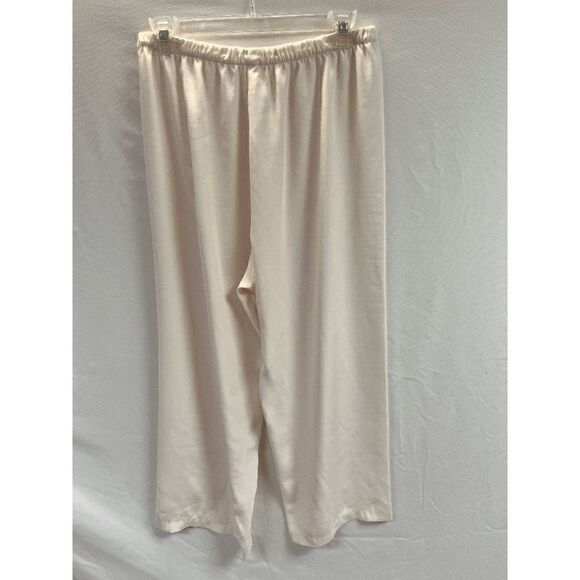 Carole Hochman Womens Button Front Shirt & Wide Capri Leg Pants Set Size Small - Picture 4 of 14